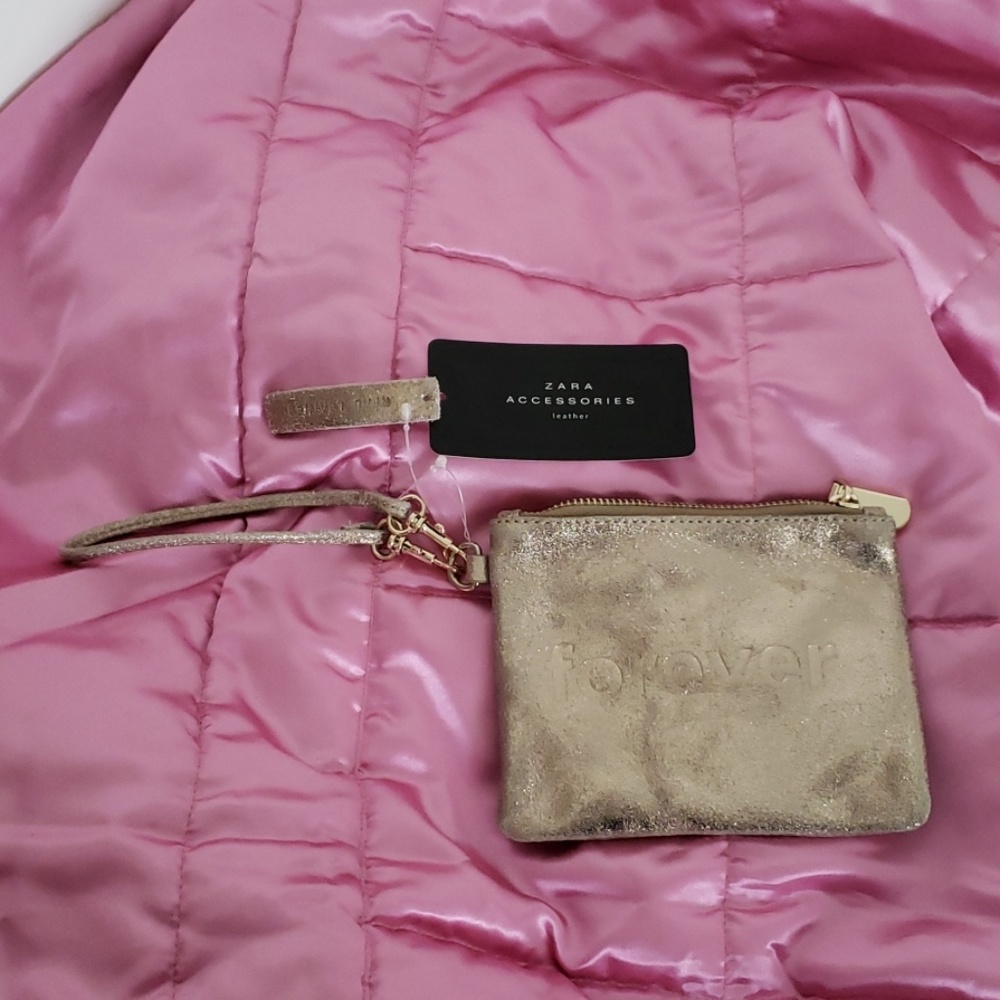Zara Wristlet - Real Leather NWT